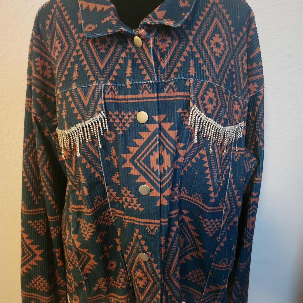 🚨Closet Sale🚨Savanna Jane Multicolor Fringe Jacket